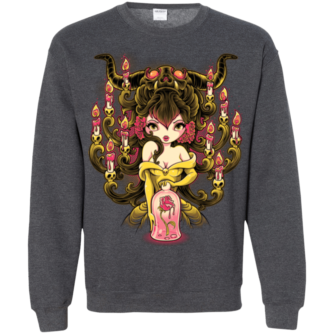 Sweatshirts Dark Heather / Small Candelabra Crewneck Sweatshirt