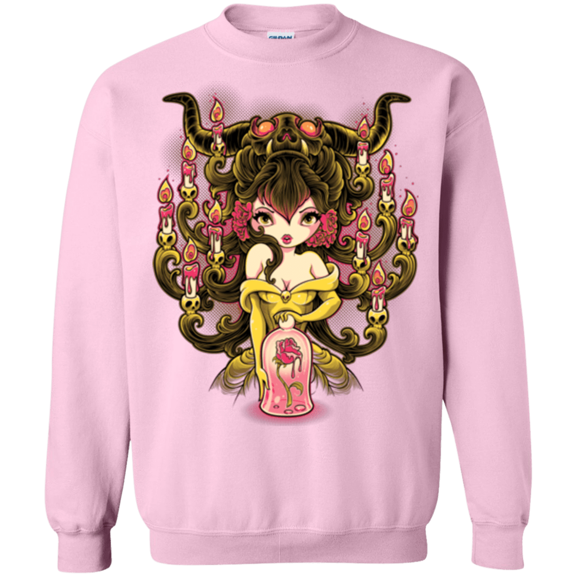 Sweatshirts Light Pink / Small Candelabra Crewneck Sweatshirt