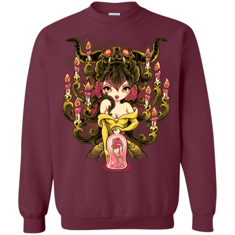 Sweatshirts Maroon / Small Candelabra Crewneck Sweatshirt