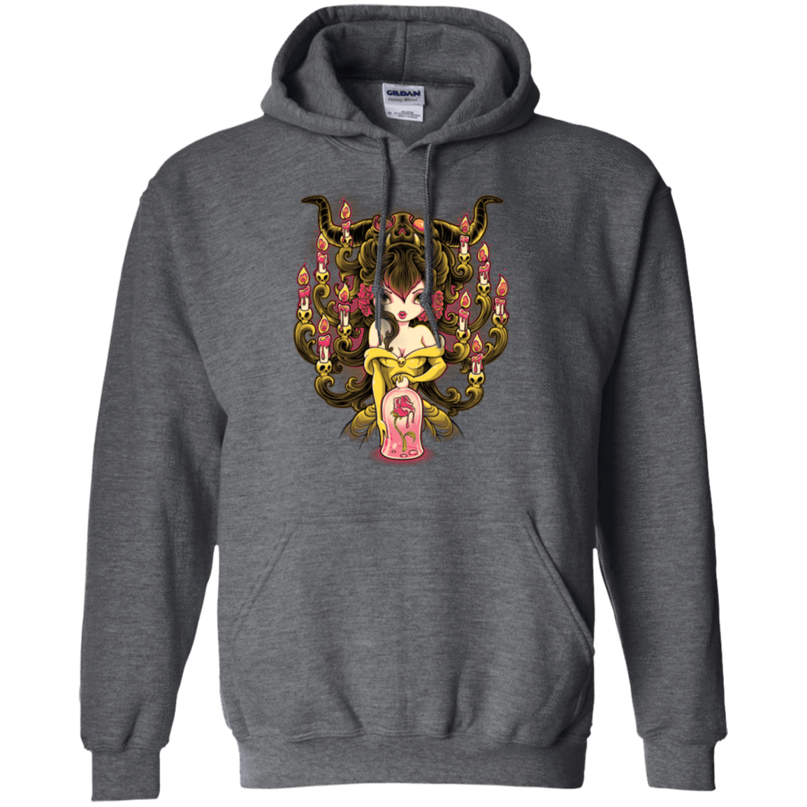 Sweatshirts Dark Heather / Small Candelabra Pullover Hoodie