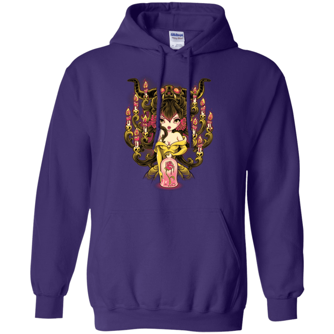 Sweatshirts Purple / Small Candelabra Pullover Hoodie