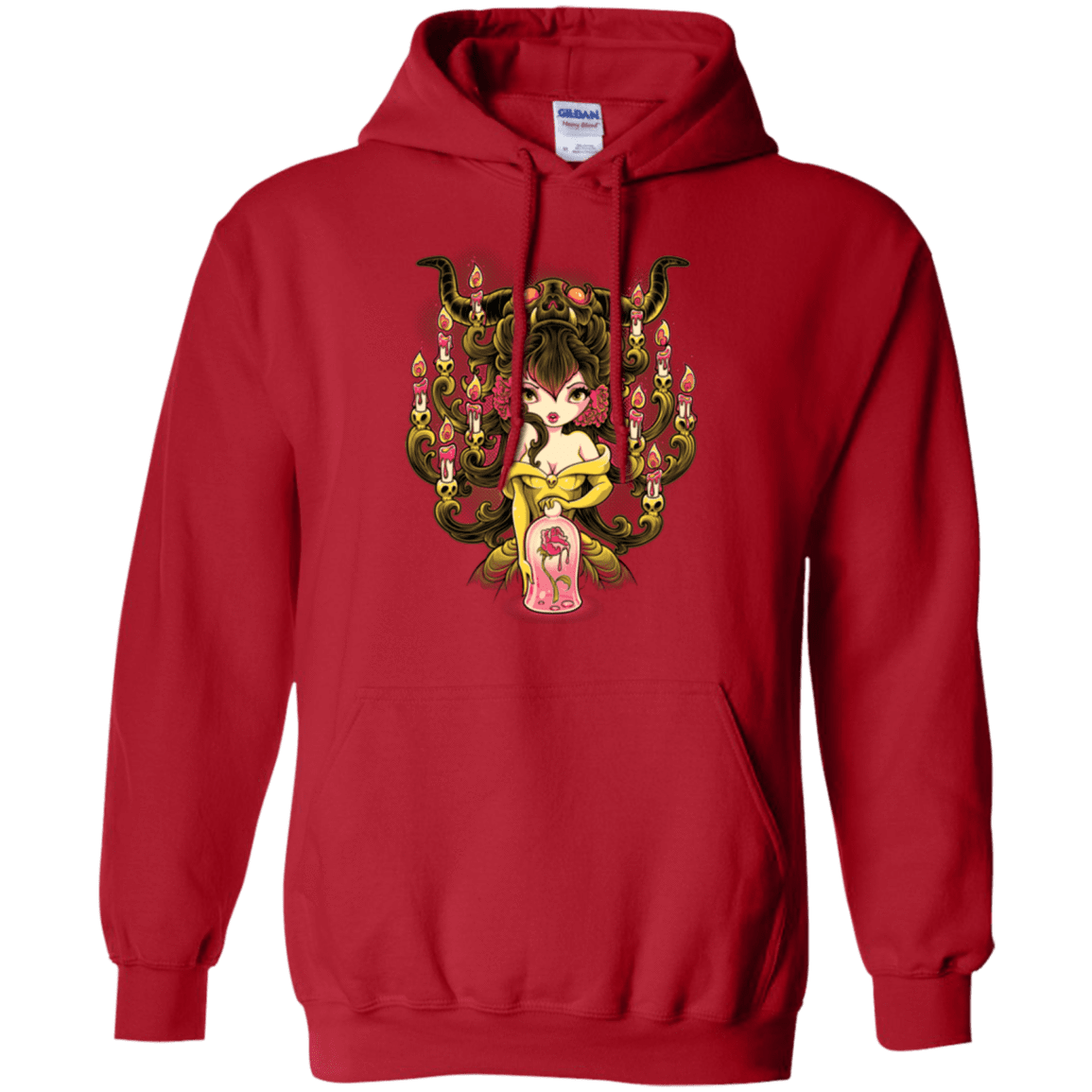 Sweatshirts Red / Small Candelabra Pullover Hoodie