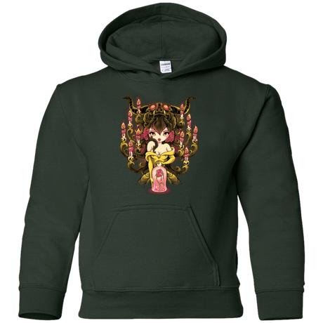 Sweatshirts Forest Green / YS Candelabra Youth Hoodie