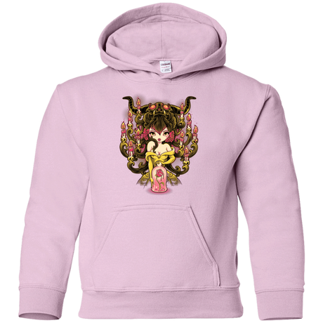 Sweatshirts Light Pink / YS Candelabra Youth Hoodie