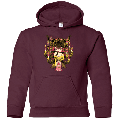 Sweatshirts Maroon / YS Candelabra Youth Hoodie