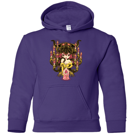 Sweatshirts Purple / YS Candelabra Youth Hoodie