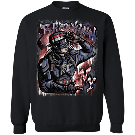 Sweatshirts Black / Small Cap Brooklyn Crewneck Sweatshirt