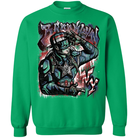 Sweatshirts Irish Green / Small Cap Brooklyn Crewneck Sweatshirt