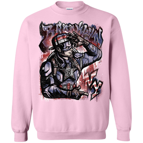 Sweatshirts Light Pink / Small Cap Brooklyn Crewneck Sweatshirt