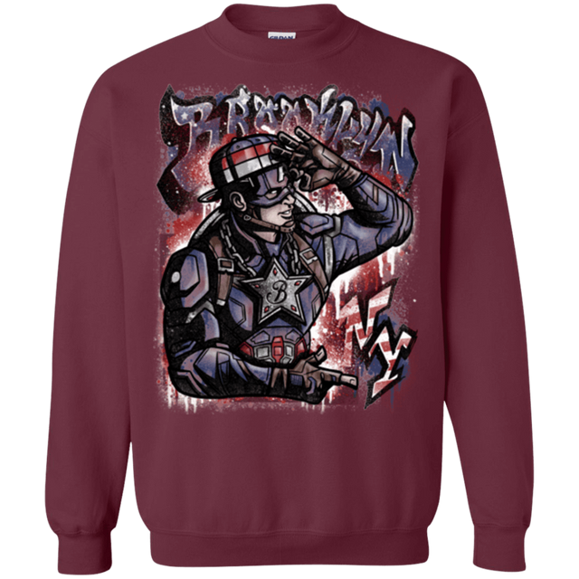 Sweatshirts Maroon / Small Cap Brooklyn Crewneck Sweatshirt