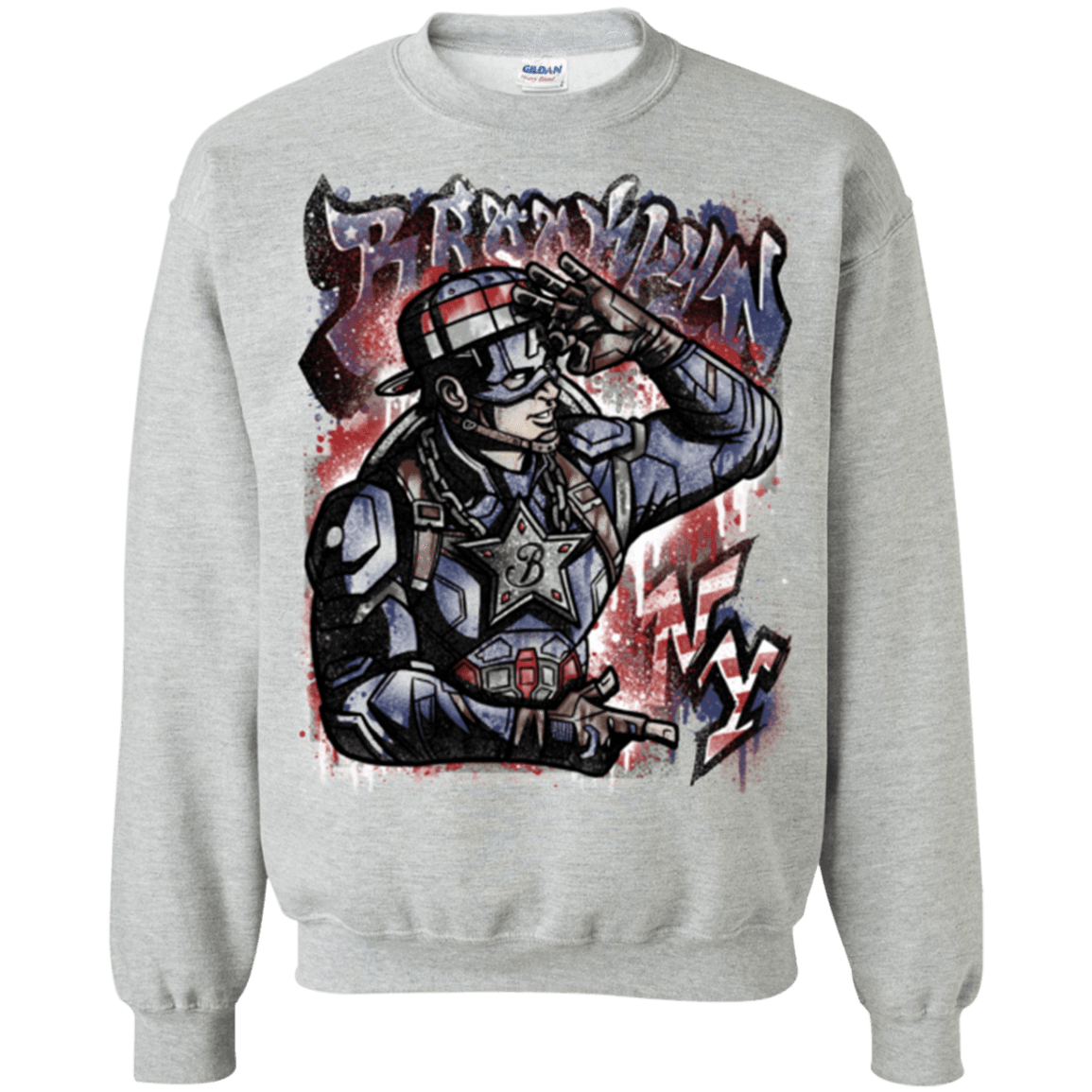 Sweatshirts Sport Grey / Small Cap Brooklyn Crewneck Sweatshirt