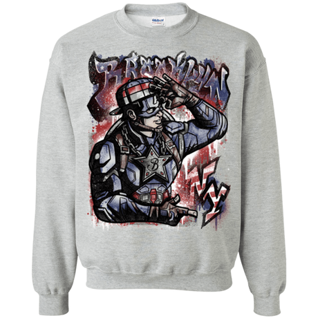 Sweatshirts Sport Grey / Small Cap Brooklyn Crewneck Sweatshirt