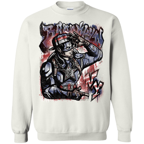 Sweatshirts White / Small Cap Brooklyn Crewneck Sweatshirt