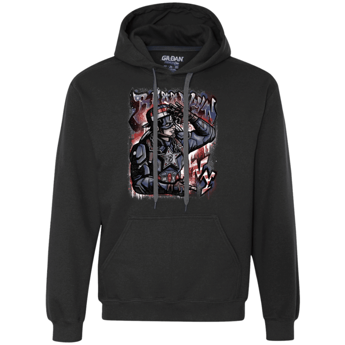 Sweatshirts Black / Small Cap Brooklyn Premium Fleece Hoodie