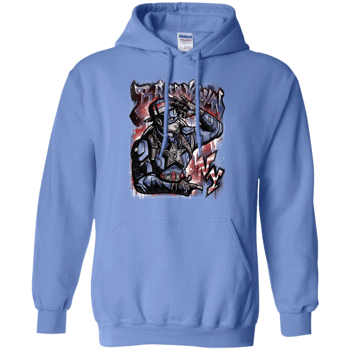 Sweatshirts Carolina Blue / Small Cap Brooklyn Pullover Hoodie