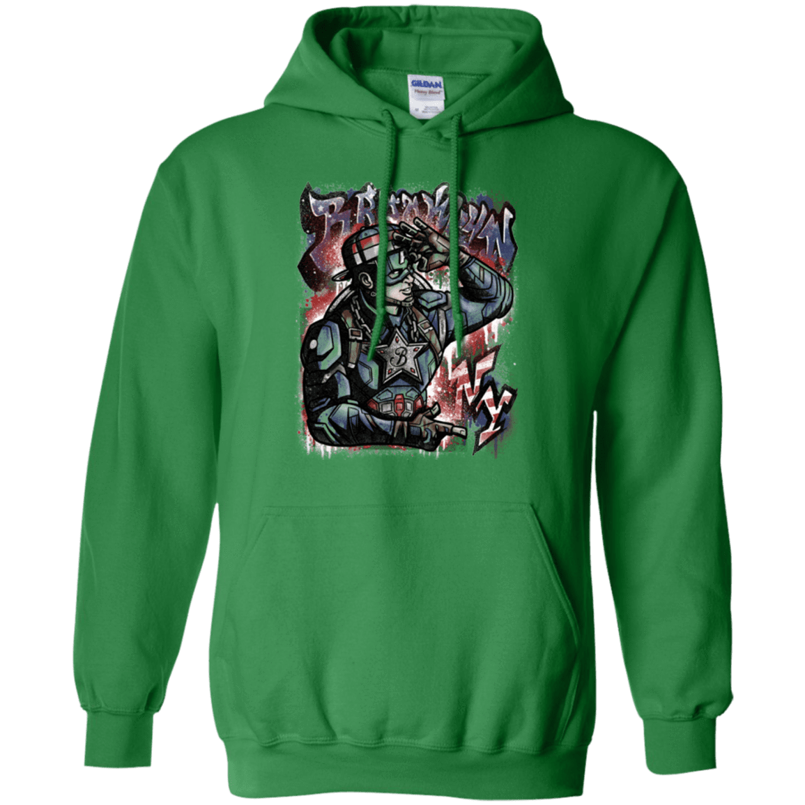 Sweatshirts Irish Green / Small Cap Brooklyn Pullover Hoodie