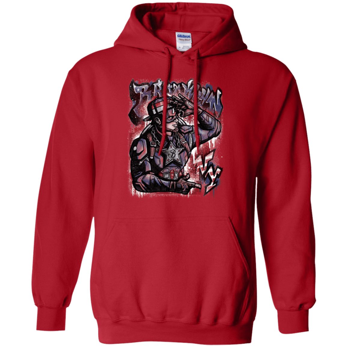 Sweatshirts Red / Small Cap Brooklyn Pullover Hoodie