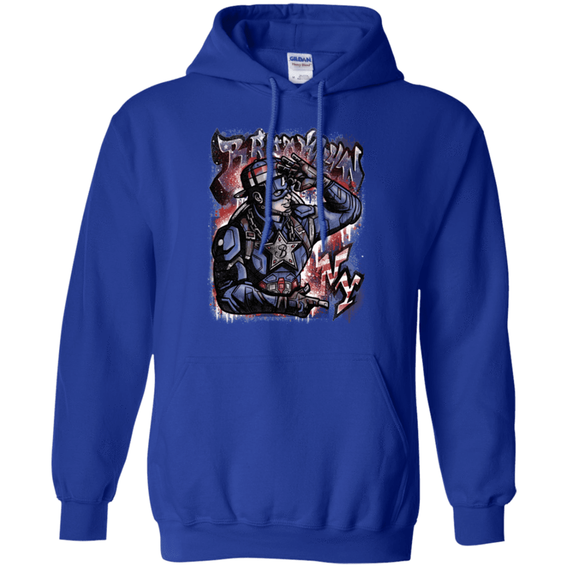 Sweatshirts Royal / Small Cap Brooklyn Pullover Hoodie