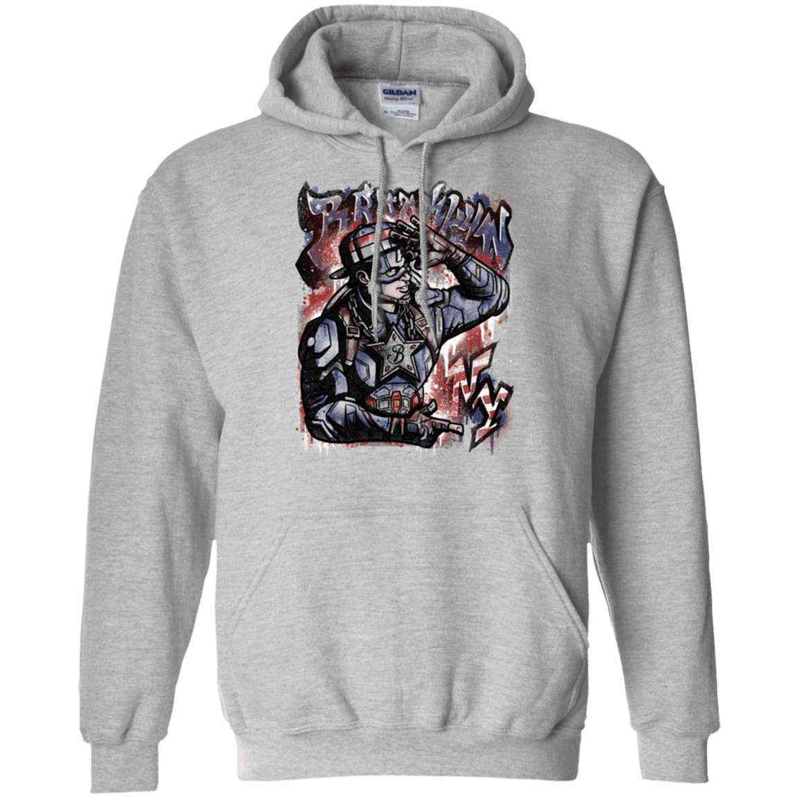 Sweatshirts Sport Grey / Small Cap Brooklyn Pullover Hoodie