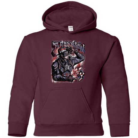Sweatshirts Maroon / YS Cap Brooklyn Youth Hoodie