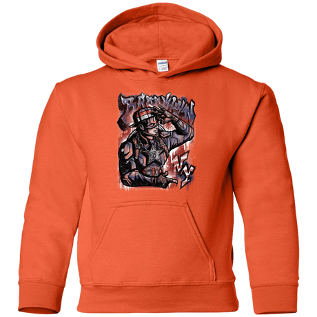 Sweatshirts Orange / YS Cap Brooklyn Youth Hoodie