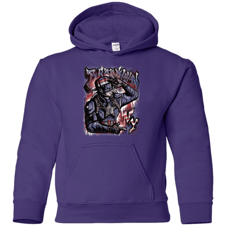 Sweatshirts Purple / YS Cap Brooklyn Youth Hoodie
