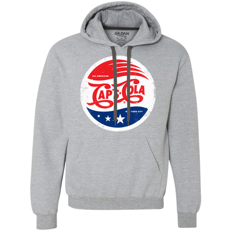 Sweatshirts Sport Grey / Small Caps Cola Premium Fleece Hoodie