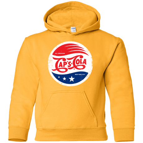 Sweatshirts Gold / YS Caps Cola Youth Hoodie