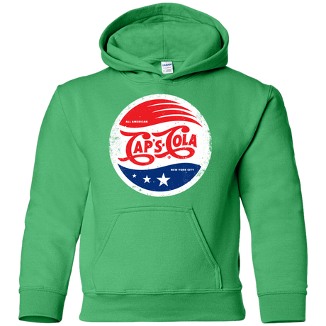 Sweatshirts Irish Green / YS Caps Cola Youth Hoodie