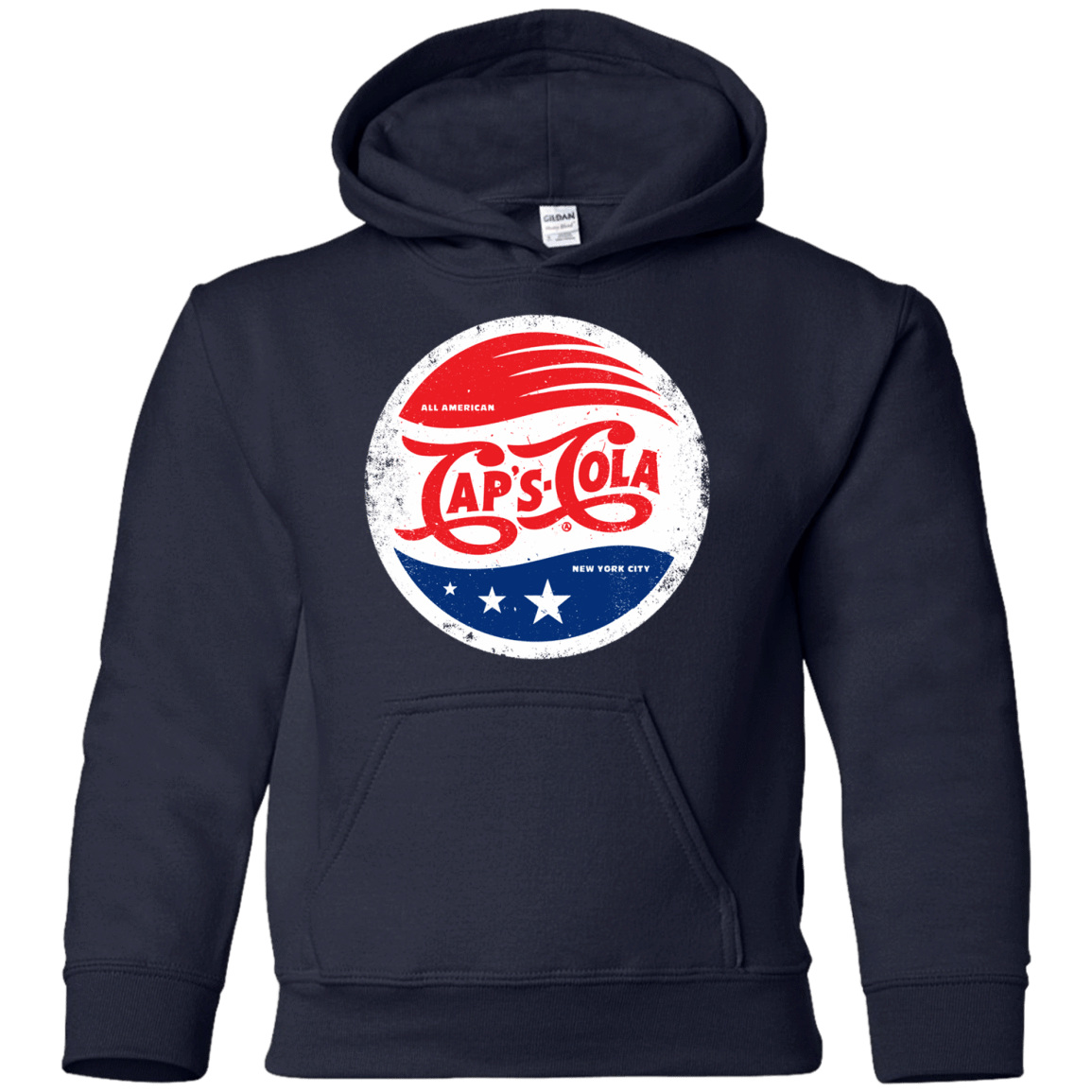 Sweatshirts Navy / YS Caps Cola Youth Hoodie