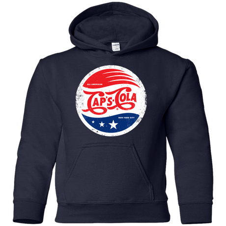 Sweatshirts Navy / YS Caps Cola Youth Hoodie