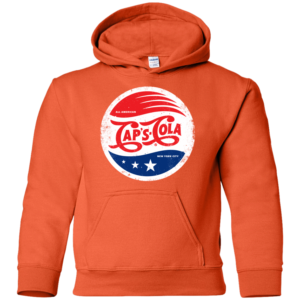 Sweatshirts Orange / YS Caps Cola Youth Hoodie