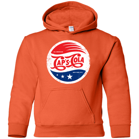 Sweatshirts Orange / YS Caps Cola Youth Hoodie