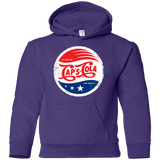 Sweatshirts Purple / YS Caps Cola Youth Hoodie