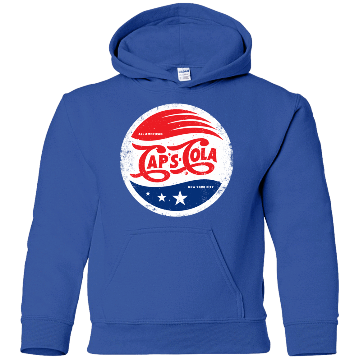 Sweatshirts Royal / YS Caps Cola Youth Hoodie