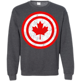 Sweatshirts Dark Heather / Small Captain Canada Crewneck Sweatshirt