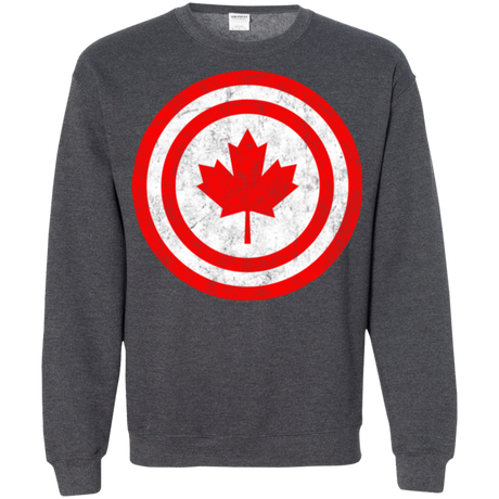 Sweatshirts Dark Heather / Small Captain Canada Crewneck Sweatshirt