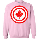 Sweatshirts Light Pink / Small Captain Canada Crewneck Sweatshirt