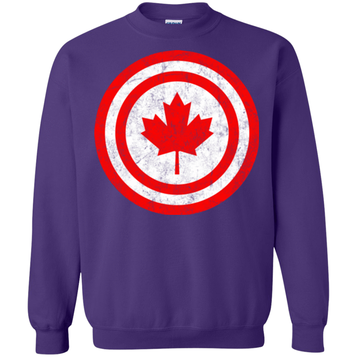 Sweatshirts Purple / Small Captain Canada Crewneck Sweatshirt