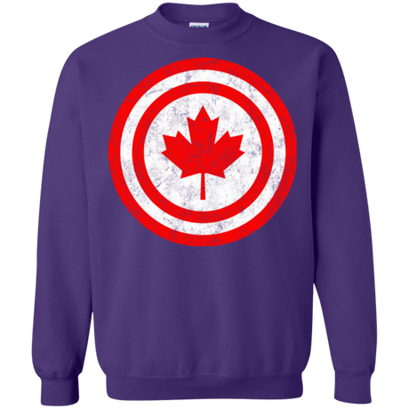 Sweatshirts Purple / Small Captain Canada Crewneck Sweatshirt
