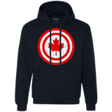 Sweatshirts Navy / Small Captain Canada Premium Fleece Hoodie