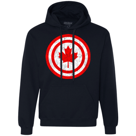 Sweatshirts Navy / Small Captain Canada Premium Fleece Hoodie