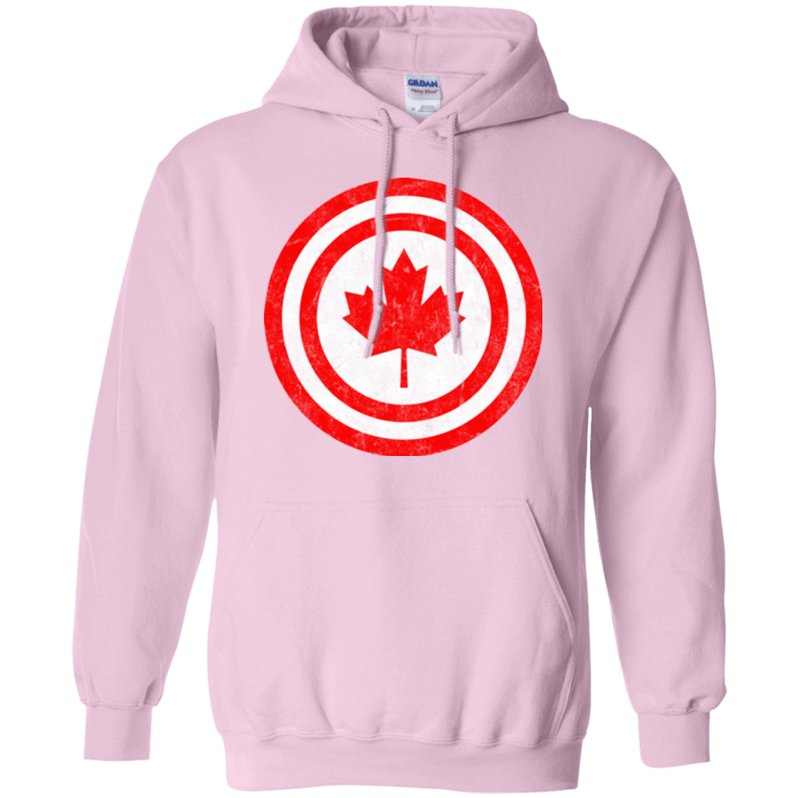 Sweatshirts Light Pink / Small Captain Canada Pullover Hoodie