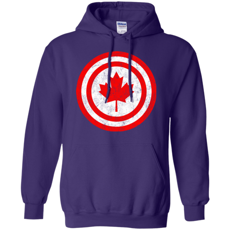 Sweatshirts Purple / Small Captain Canada Pullover Hoodie