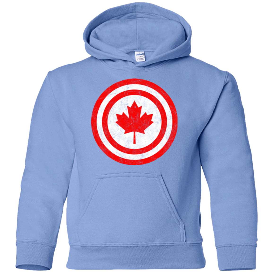 Sweatshirts Carolina Blue / YS Captain Canada Youth Hoodie