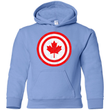 Sweatshirts Carolina Blue / YS Captain Canada Youth Hoodie