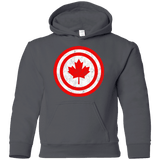 Sweatshirts Charcoal / YS Captain Canada Youth Hoodie