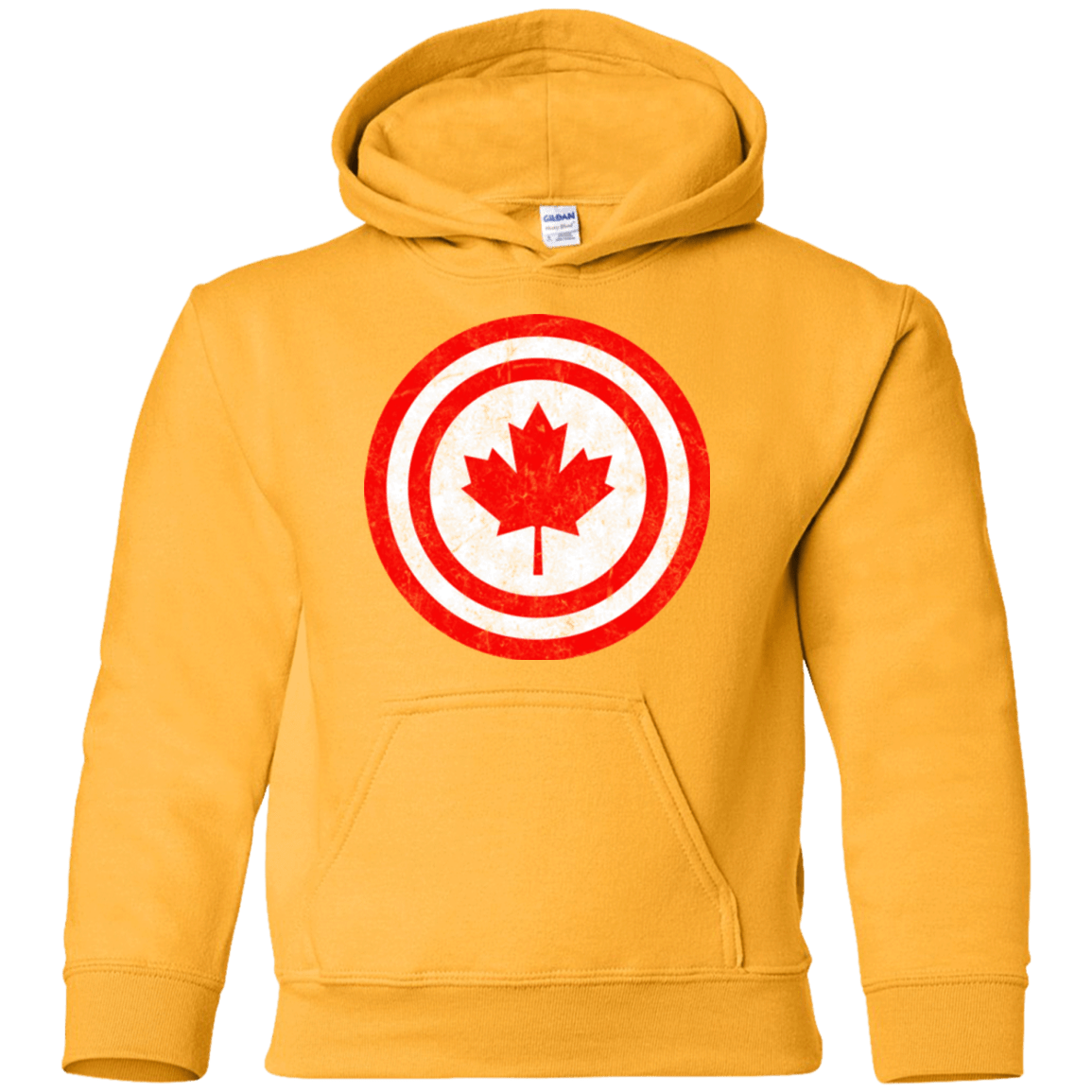 Sweatshirts Gold / YS Captain Canada Youth Hoodie