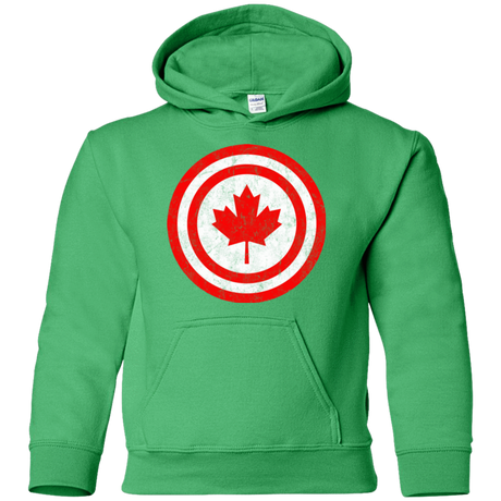 Sweatshirts Irish Green / YS Captain Canada Youth Hoodie