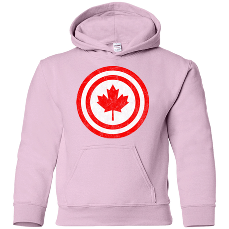 Sweatshirts Light Pink / YS Captain Canada Youth Hoodie